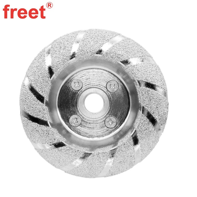 115mm Vacuum Brazed Diamond Grinding Cup Wheels for Stone