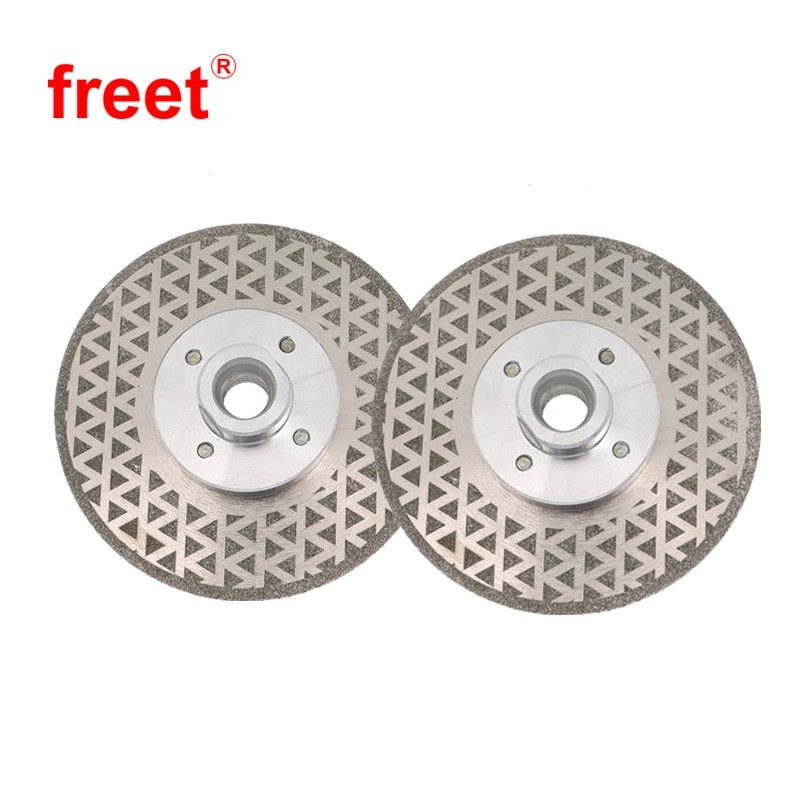 Double Side Electroplated Diamond Cutting Saw Blade for Marble Ceramic M14 Flanges