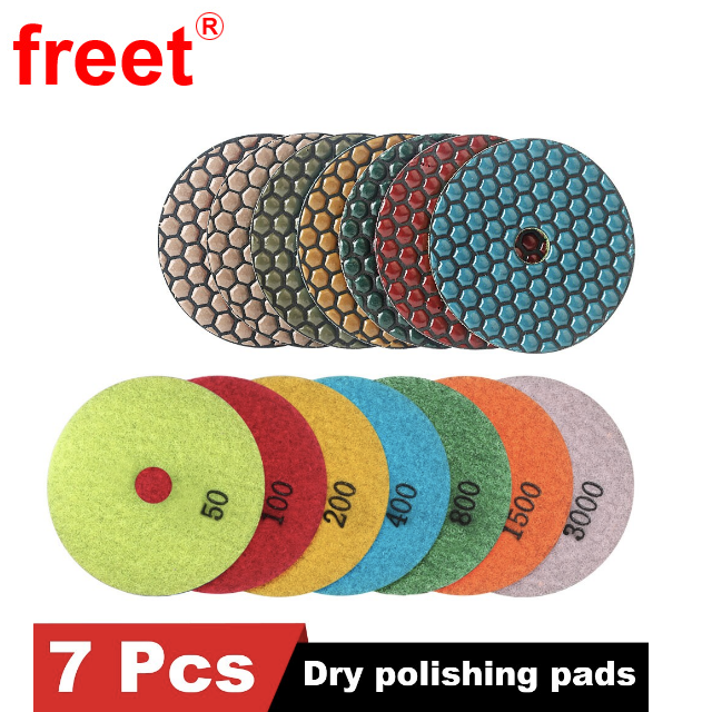 4inch 100mm Flexible Dry Diamond Polishing Pads 