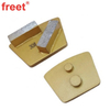 Trapezoid Diamond Grinding Plate Quick Change Concrete Grinding with Two Pins